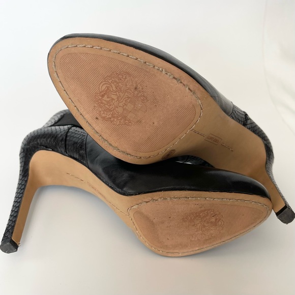 Vince Camuto Leather Booties Ankle Boots - Picture 5 of 11